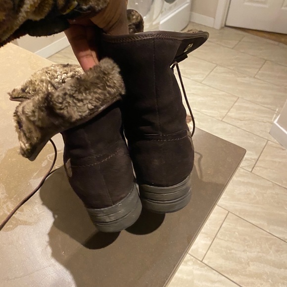 Aqua college brown leather boots - Picture 9 of 11